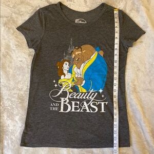 Disney Gray Beauty and the Beast Short Sleeve Tee
